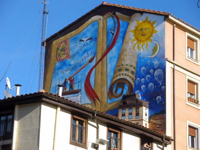 Mural Érase una vez el voluntariado